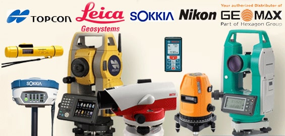 Một số máy trắc địa cho thuê phổ biến hiện nay